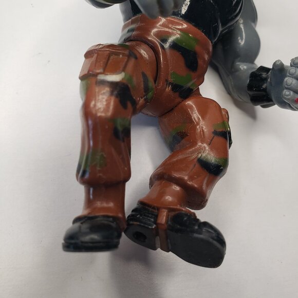 Playmates Toys Teenage Mutant Ninja Turtles Rocksteady Hard Head Playmates 1988 - Picture 6 of 11